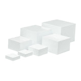 Maxbell 7 Pieces Buffet Riser Stackable Space Saving for Food Cupcake Small Figurine