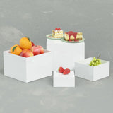 Maxbell 7 Pieces Buffet Riser Stackable Space Saving for Food Cupcake Small Figurine