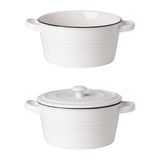 Maxbell Salad Bowl Ceramic Double Ear Decorative Serving Bowl for Yogurt Snacks Rice Without lid