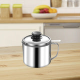 Maxbell Bacon Grease Container 1.3L Grease Strainer for Kitchen Restaurant Household With Lid