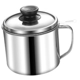Maxbell Bacon Grease Container 1.3L Grease Strainer for Kitchen Restaurant Household With Lid