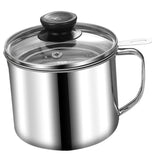 Maxbell Bacon Grease Container 1.3L Grease Strainer for Kitchen Restaurant Household With Glass Lid