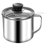 Maxbell Bacon Grease Container 1.3L Grease Strainer for Kitchen Restaurant Household With Glass Lid