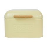 Maxbell Bread Storage Box Retro Countertop Pastry Kitchen Storage for Pantry Kitchen light yellow