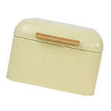 Maxbell Bread Storage Box Retro Countertop Pastry Kitchen Storage for Pantry Kitchen light yellow