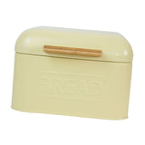 Maxbell Bread Storage Box Retro Countertop Pastry Kitchen Storage for Pantry Kitchen light yellow