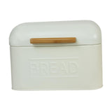 Maxbell Bread Storage Box Retro Countertop Pastry Kitchen Storage for Pantry Kitchen Ivory White