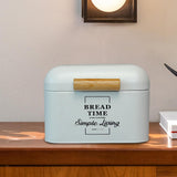 Maxbell Bread Storage Box Retro Countertop Pastry Kitchen Storage for Pantry Kitchen