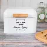 Maxbell Bread Storage Box Retro Countertop Pastry Kitchen Storage for Pantry Kitchen