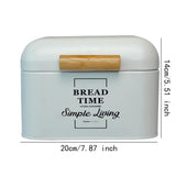 Maxbell Bread Storage Box Retro Countertop Pastry Kitchen Storage for Pantry Kitchen
