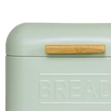 Maxbell Bread Storage Box Retro Countertop Pastry Kitchen Storage for Pantry Kitchen light Green