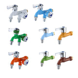 Maxbell Water Faucet for Washing Machine Laundry Faucet for Laundry Room Pool Garden Blue