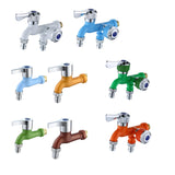 Maxbell Water Faucet for Washing Machine Laundry Faucet for Laundry Room Pool Garden Blue
