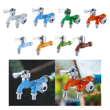 Maxbell Water Faucet for Washing Machine Laundry Faucet for Laundry Room Pool Garden Blue