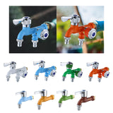 Maxbell Water Faucet for Washing Machine Laundry Faucet for Laundry Room Pool Garden Blue