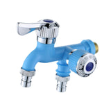 Maxbell Water Faucet for Washing Machine Laundry Faucet for Laundry Room Pool Garden Blue