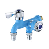 Maxbell Water Faucet for Washing Machine Laundry Faucet for Laundry Room Pool Garden Blue