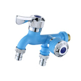 Maxbell Water Faucet for Washing Machine Laundry Faucet for Laundry Room Pool Garden Blue