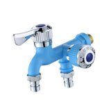 Maxbell Water Faucet for Washing Machine Laundry Faucet for Laundry Room Pool Garden Blue