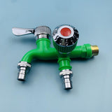 Maxbell Water Faucet for Washing Machine Laundry Faucet for Laundry Room Pool Garden Green