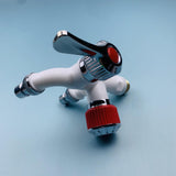 Maxbell Water Faucet for Washing Machine Laundry Faucet for Laundry Room Pool Garden White