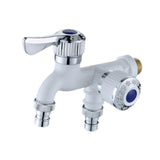 Maxbell Water Faucet for Washing Machine Laundry Faucet for Laundry Room Pool Garden White