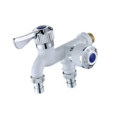 Maxbell Water Faucet for Washing Machine Laundry Faucet for Laundry Room Pool Garden White