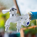 Maxbell Water Faucet for Washing Machine Laundry Faucet for Laundry Room Pool Garden White