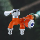 Maxbell Water Faucet for Washing Machine Laundry Faucet for Laundry Room Pool Garden Orange