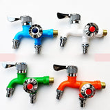 Maxbell Water Faucet for Washing Machine Laundry Faucet for Laundry Room Pool Garden Orange