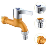 Maxbell Water Faucet for Washing Machine Laundry Faucet for Laundry Room Pool Garden Random Color