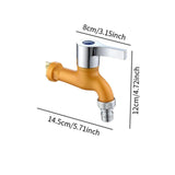 Maxbell Water Faucet for Washing Machine Laundry Faucet for Laundry Room Pool Garden Random Color