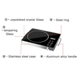Maxbell Commercial Grade Portable Cooker Electric Cooktop for Office Camping Kitchen
