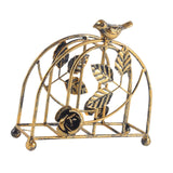 Maxbell Iron Napkin Holder Modern Hollow Out for Countertop Coffee Shop Picnic Table Bird