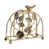 Maxbell Iron Napkin Holder Modern Hollow Out for Countertop Coffee Shop Picnic Table Bird