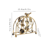 Maxbell Iron Napkin Holder Modern Hollow Out for Countertop Coffee Shop Picnic Table Bird