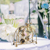 Maxbell Iron Napkin Holder Modern Hollow Out for Countertop Coffee Shop Picnic Table Bird