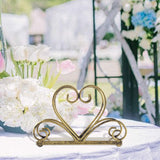 Maxbell Iron Napkin Holder Modern Hollow Out for Countertop Coffee Shop Picnic Table Heart