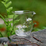 Maxbell Glass Tea Cup Household Multipurpose Creative Elegant Office Tea Serving Cup 8.7cm