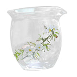 Maxbell Glass Tea Cup Household Multipurpose Creative Elegant Office Tea Serving Cup 8.7cm