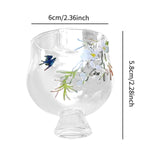 Maxbell Glass Tea Cup Household Multipurpose Creative Elegant Office Tea Serving Cup 5.8cm