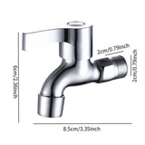 Maxbell Washing Machine Faucet Laundry Faucet Water Tap for Outdoor Laundry Bathroom Copper faucet mesh