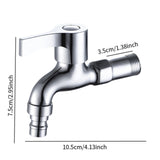 Maxbell Washing Machine Faucet Laundry Faucet Water Tap for Outdoor Laundry Bathroom Copper Medium