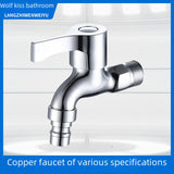 Maxbell Washing Machine Faucet Laundry Faucet Water Tap for Outdoor Laundry Bathroom Copper Medium