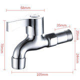 Maxbell Washing Machine Faucet Laundry Faucet Water Tap for Outdoor Laundry Bathroom Copper Medium mesh