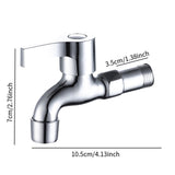 Maxbell Washing Machine Faucet Laundry Faucet Water Tap for Outdoor Laundry Bathroom Copper Medium mesh