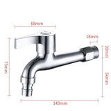 Maxbell Washing Machine Faucet Laundry Faucet Water Tap for Outdoor Laundry Bathroom Copper Extra Long