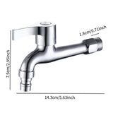 Maxbell Washing Machine Faucet Laundry Faucet Water Tap for Outdoor Laundry Bathroom Copper Extra Long