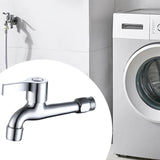 Maxbell Washing Machine Faucet Laundry Faucet Water Tap for Outdoor Laundry Bathroom Copper Long mesh