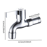 Maxbell Washing Machine Faucet Laundry Faucet Water Tap for Outdoor Laundry Bathroom Alloy medium mesh